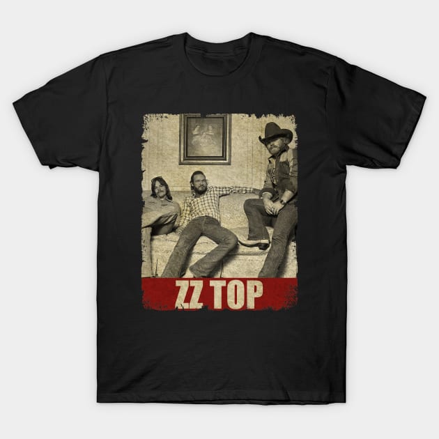 ZZ Top - RETRO STYLE T-Shirt by Mama's Sauce